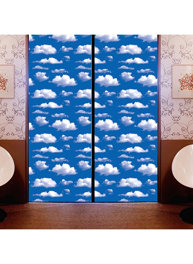 Voberry Natural Sky Self-adhesive Wallpaper Wall Sticker Multicolor 30X30X1cm - Image 1