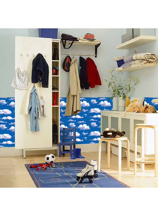 Voberry Natural Sky Self-adhesive Wallpaper Wall Sticker Multicolor 30X30X1cm - Image 4