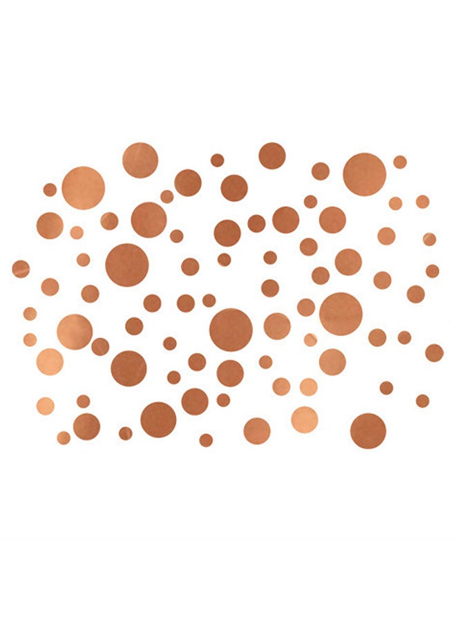 Voberry Polka Dot Wall Stickers Home Decor Polka Dot Art Wall Decals Circle Decals As shown 45*50*0.5cm - Image 1