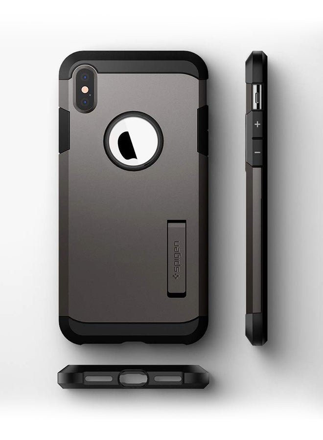 Spigen - Tough Armor Protective Cover For Apple iPhone XS Max Gunmetal - Image 1