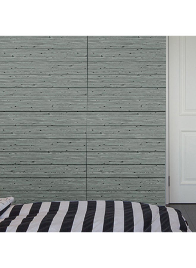 Voberry Self Adhesive 3D Three Dimensional Imitation Board Wall Paste Multicolour 23X30X5cm - Image 2
