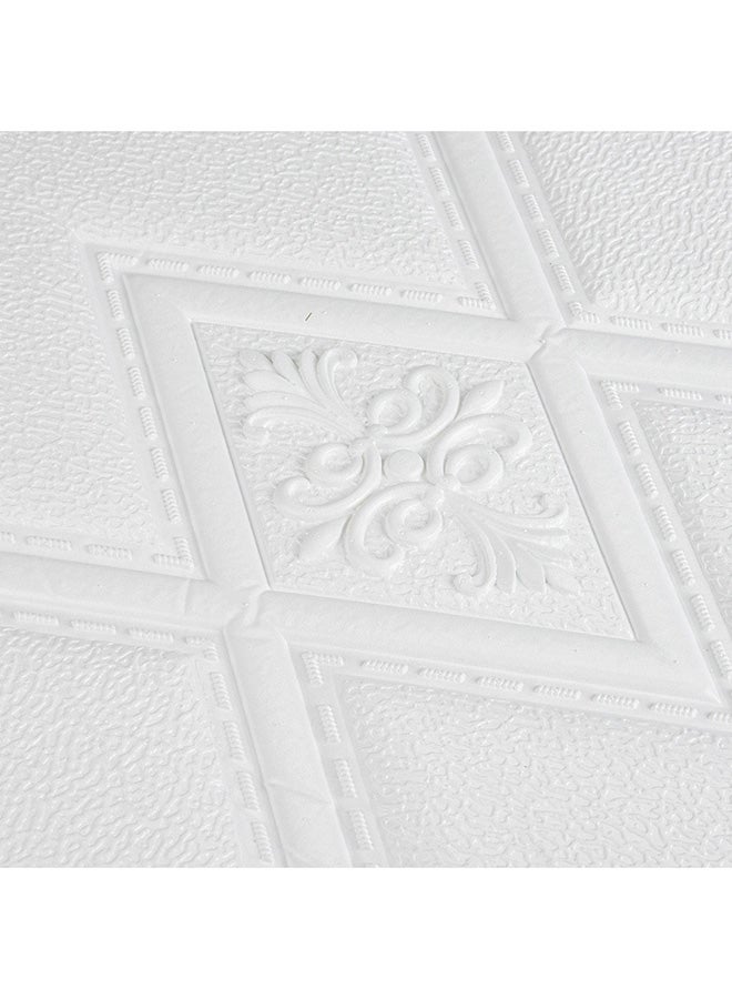 Voberry Self Adhesive 3D Three Dimensional Wall Paste Imitation Ceramic Tile Wall Paste As shown 28*28*1cm - Image 2