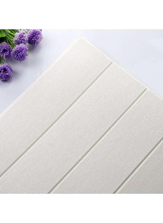 Voberry Self Adhesive 3D Three Dimensional Imitation Board Wall Paste Multicolour 23X30X5cm - Image 2