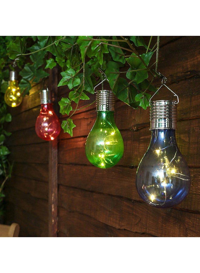 Voberry Waterproof Solar Rotatable LED Bulb Red 15x7.5x15cm - Image 2