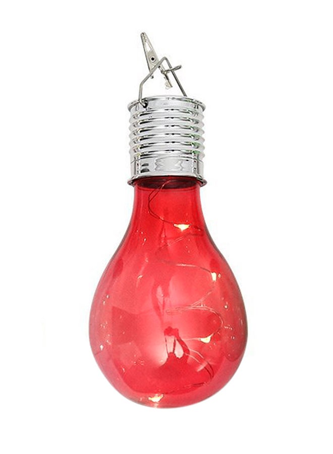 Voberry Waterproof Solar Rotatable LED Bulb Red 15x7.5x15cm - Image 1
