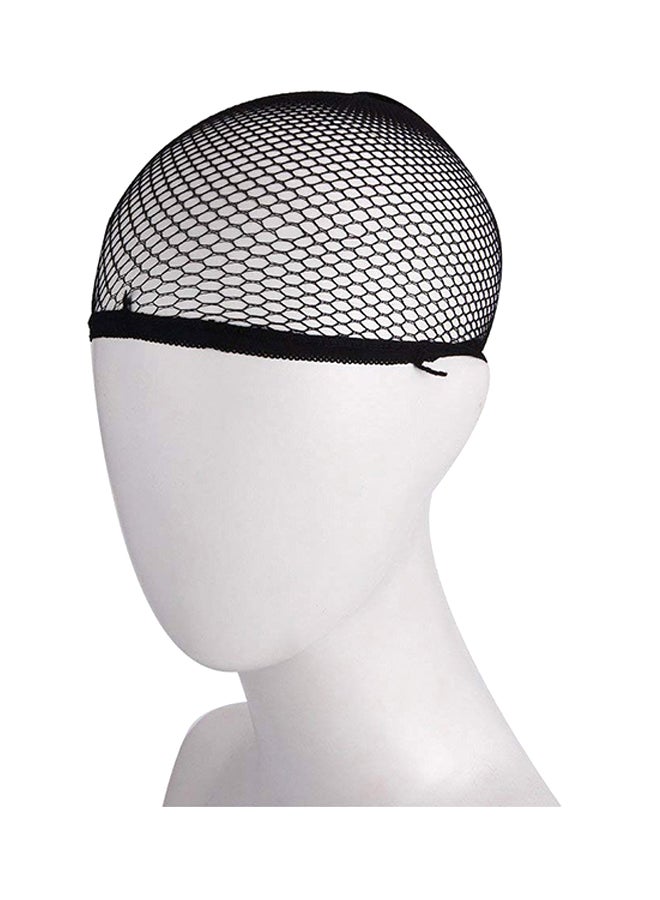 Elastic Mesh Liner Wig Cap Black