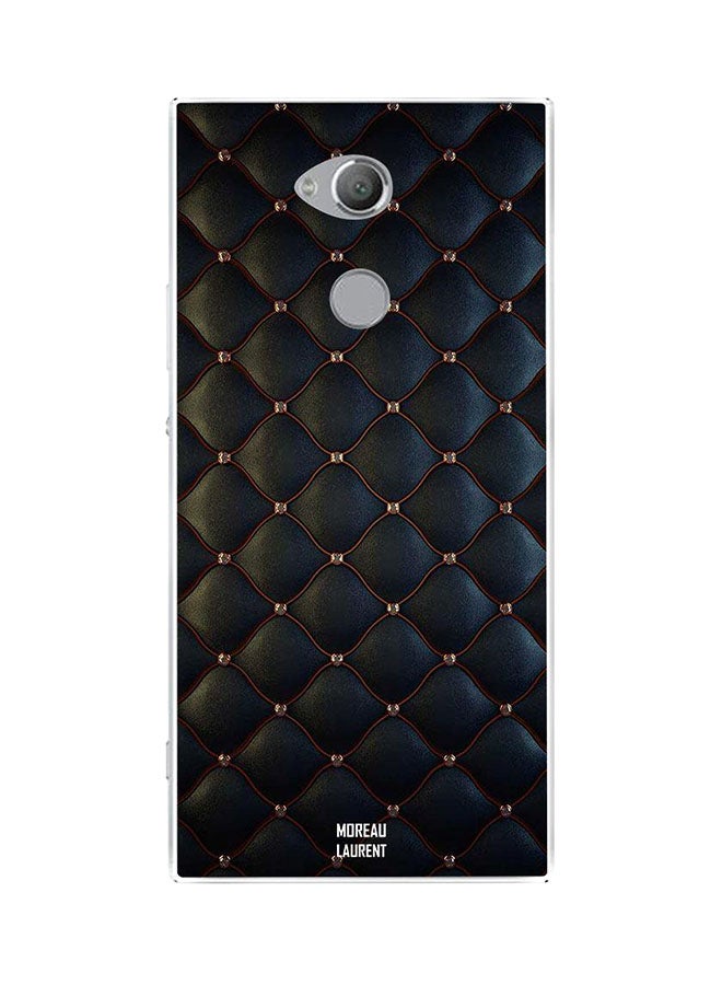 Moreau Laurent Protective Case Cover For Sony Xperia XA2 Stappers on Black Cloth Pattern