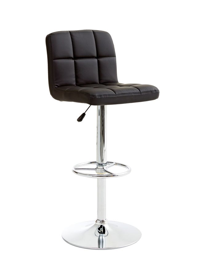 يوسك كرسي بلا ظهر لطاولة المشروبات أسود/فضي W45xD52xH113Ø³Ù†ØªÙŠÙ…ØªØ± - Image 1