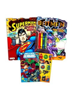 Justice League Coloring Book Super Set  - Image 1