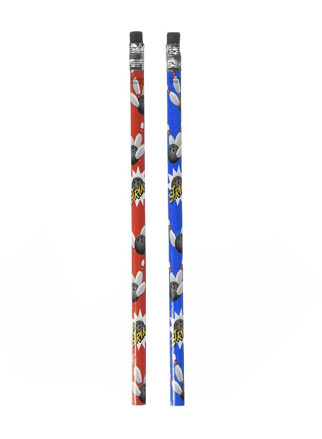 Fun Express 24Piece Wooden Bowling Pencil 7.6 X 1 X 4 Inch