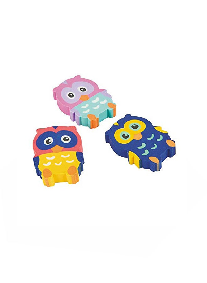 فن إكسبريس ممحاة بتصميم بومة مقاس 14.7 بوصة × 9.1 × 3 بوصات