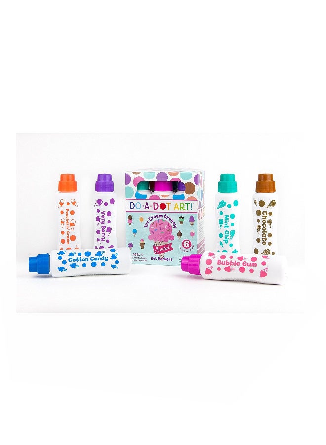 Do.A.Dot Art! 6-Piece Ice Cream Scented Dot Marker For Kids And Toddlers 10.8 X 7 X 13.3 Inch 
