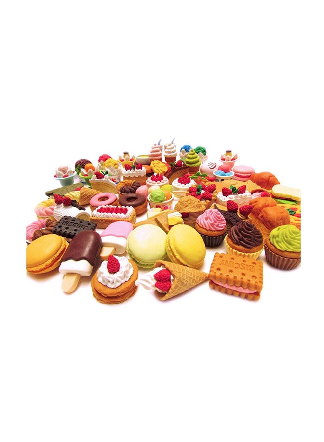 Iwako 10-Piece Food Cake Dessert Japanese Eraser