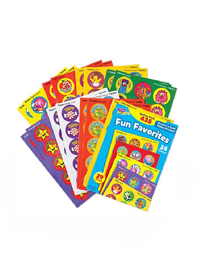 Trend Pack Of 435 Stinky Variety Pack Sticker 8 X 41 X 02 Inch - Image 1