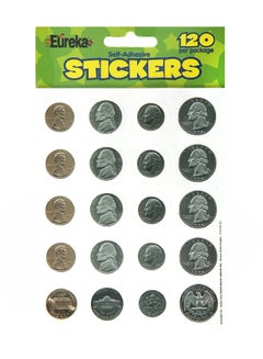 EUREKA Money Sticker 1 X 1 Inch 