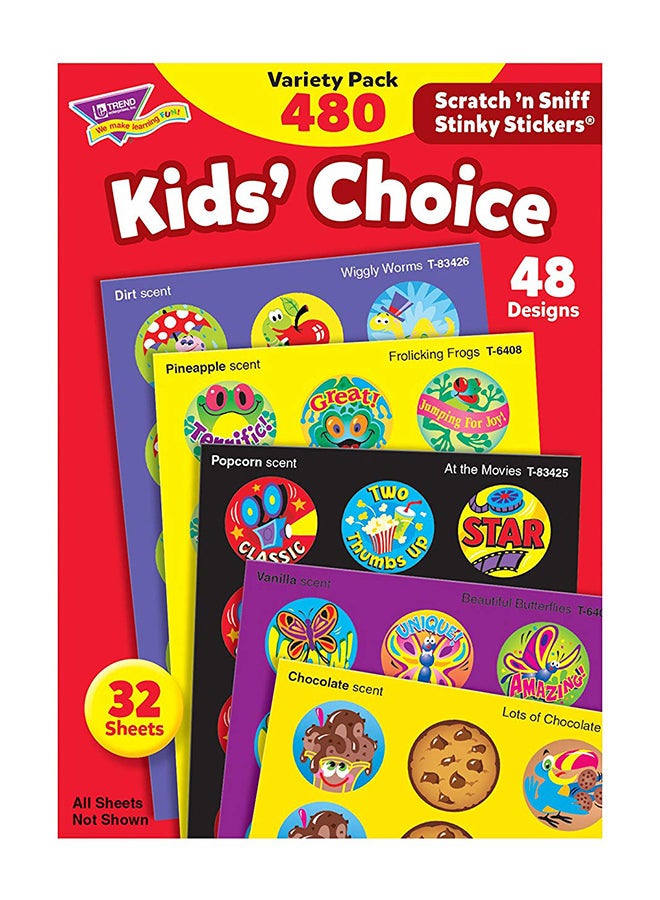 Trend Enterprises Inc Kids Choice Stinky Sticker 8 X 4.1 X 0.1 Inch  - Image 2