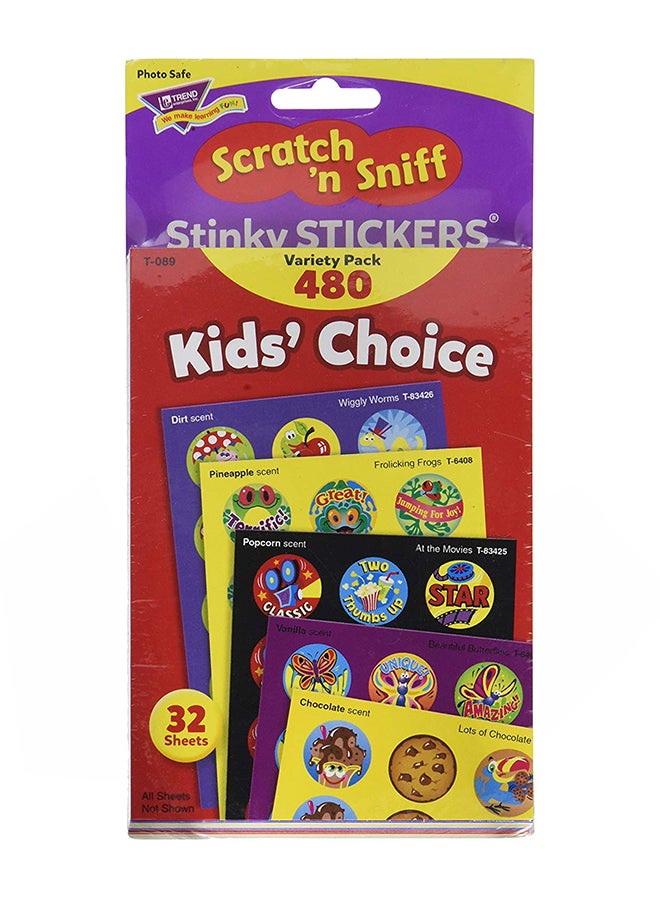 Trend Enterprises Inc Kids Choice Stinky Sticker 8 X 4.1 X 0.1 Inch  - Image 1