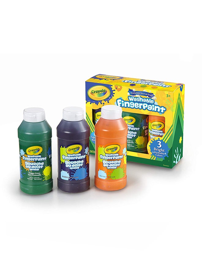 Crayola Washable Bright Fingerpaint 5.6 X 6.8 X 2.3 Inch - Image 2