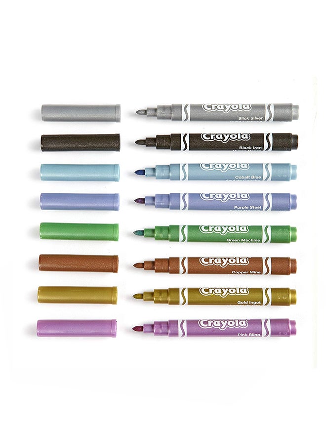 Crayola 8-Piece Metallic Marker - Image 3