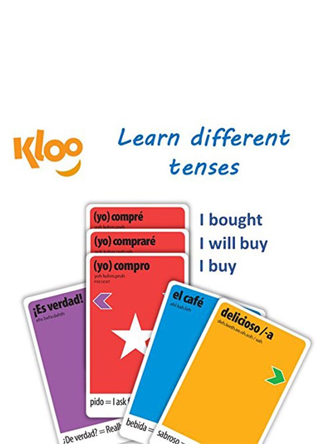 KLOO Games - 1-Piece Spanish Learning Card Games - Image 1