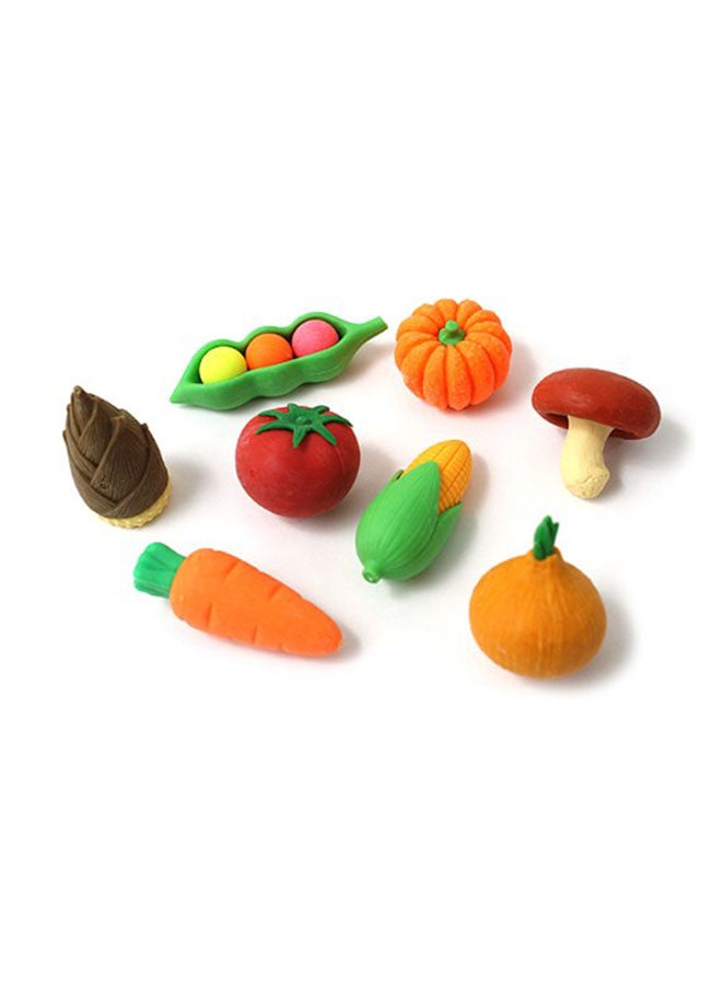 Iwako 8-Piece Vegetable Eraser Set - Image 2