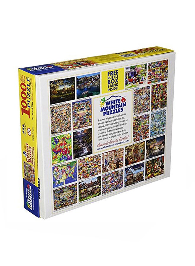 وايت ماونتن بازلز لعبة ألغاز تركيب الصور المقطعة بتصميم صناديق حبوب مكونة من 1000 قطعة 24 x 30بوصة - Image 2
