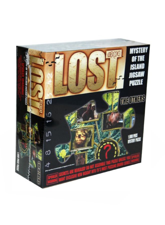 لعبة تركيب الصور المقطعة بتصميم مسلسل "Lost The Others" مكونة من 1000 قطعة 19 x 26بوصة
