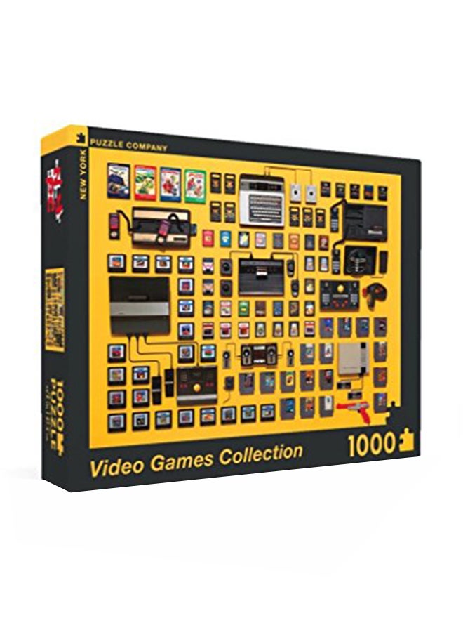 New York Puzzle Company 1000-Piece Video Games Jigsaw Puzzle 26.6 x 19.25inch  - Image 1