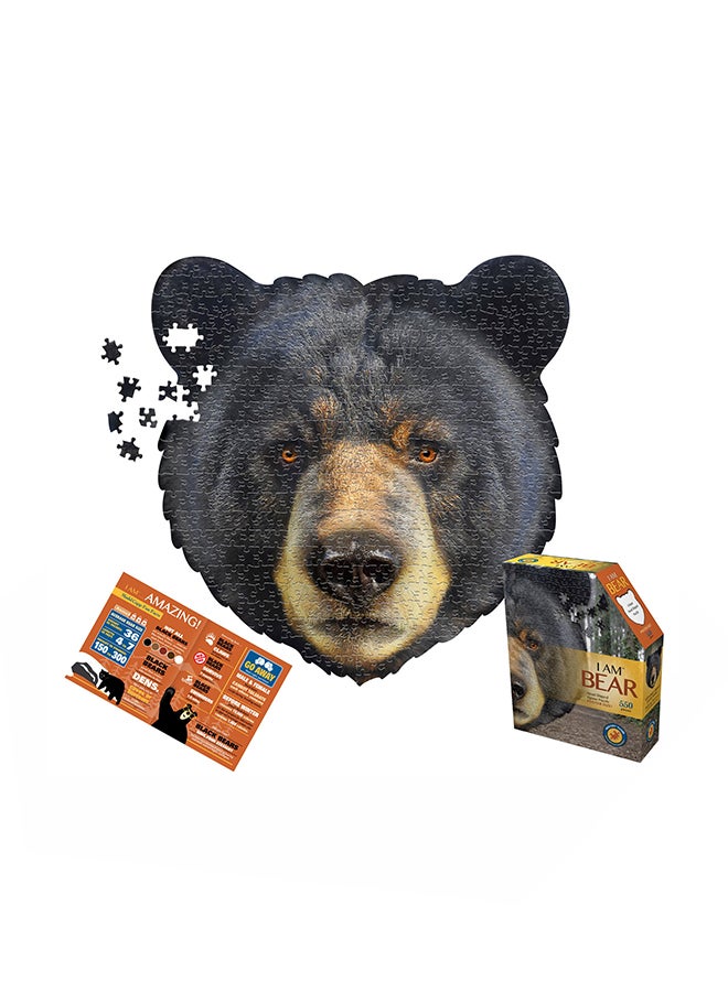 550-Piece Bear Jigsaw Puzzle 27 x 27inch