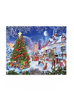 White Mountain Puzzles 1000-Piece Village Christmas Tree Jigsaw Puzzle 24 x 30inch  - Image 2