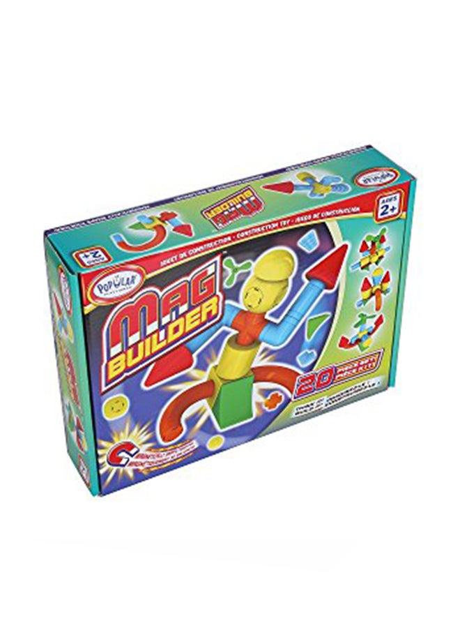 ببيولار بلايثنجس مجموعة بناء ماج بيلدر مكونة من 20 قطعة - Image 1