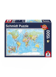 1500-Piece The World Puzzle 33.31 x 23.54inch
