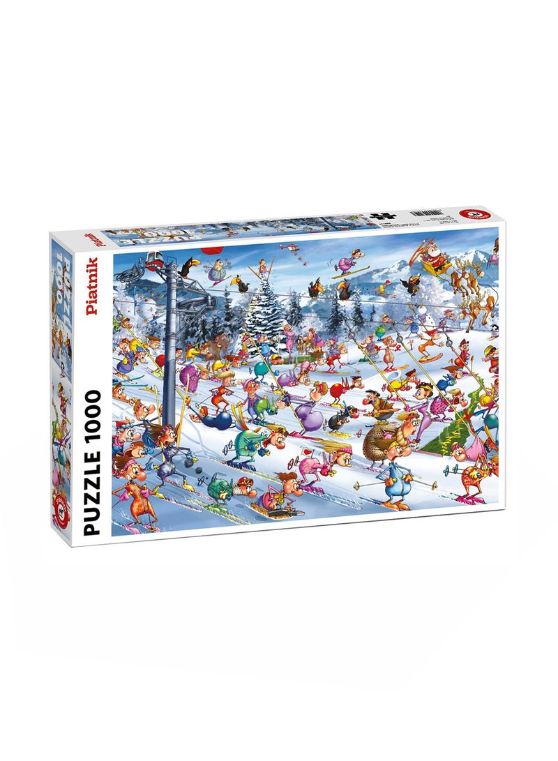 Piatnik 1000-Piece Ruyer Skiing Puzzle - Image 2