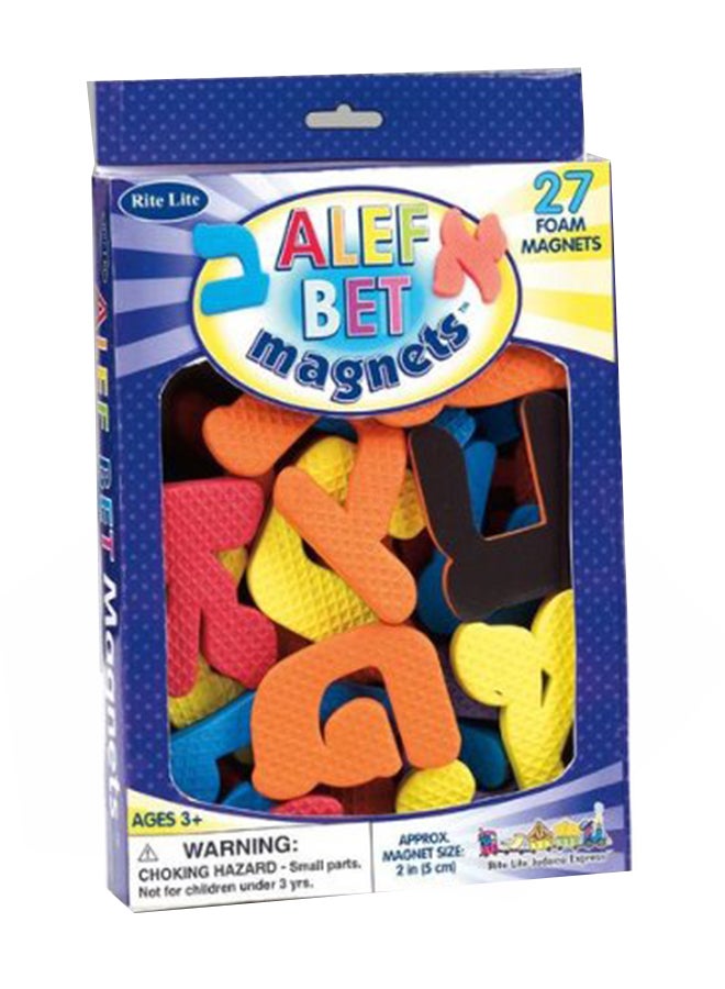 Rite Lite 27-Piece Alef Bet Foam Magnet Set SG_B00FYD2TRU_US 