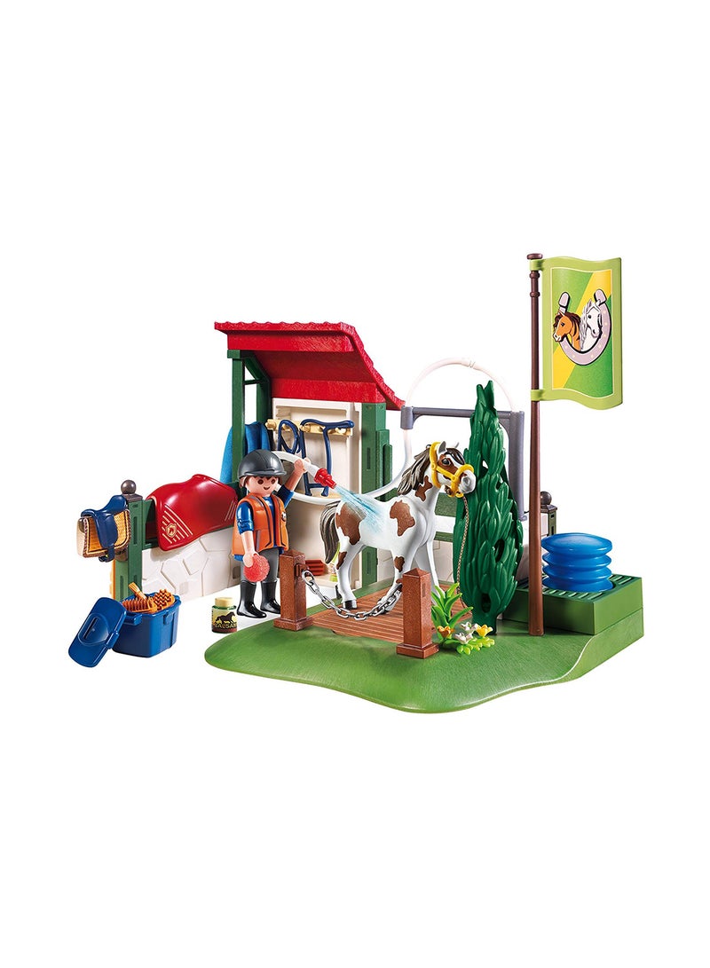 Playmobil Horse Grooming Station Building Set 10+ Years  - Image 2