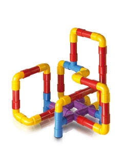 Quercetti 40-Piece Interlocking Pipeline Maze Building Set 3+ Years  - Image 4