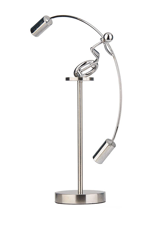 صني تيك لعبة رافع الأثقال بتصميم دمية على دراجة ذات عجلة واحدة - Image 2