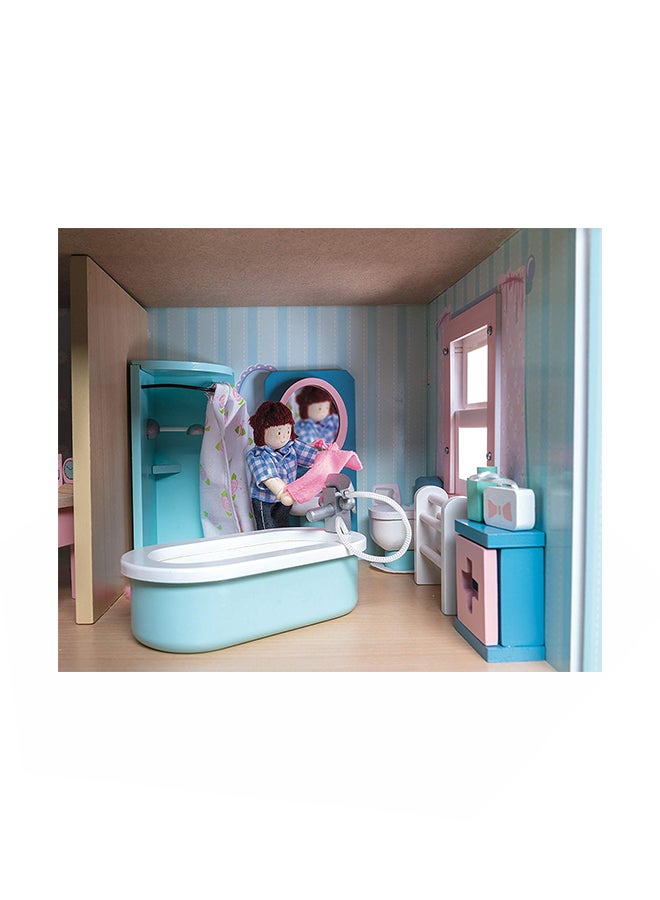 Le Toy Van Dollhouse Furniture and Accessories, Daisylane Bathroom Set - Image 3