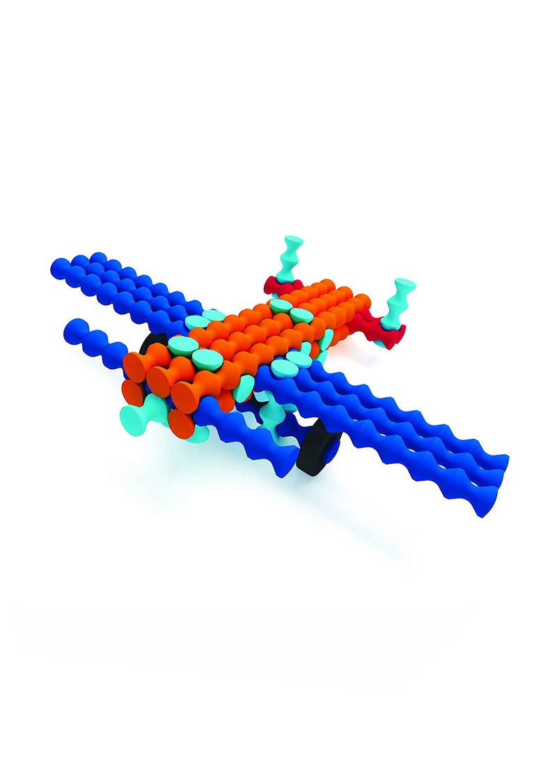 Popular Playthings 211-Piece Playstix Deluxe Building Set 211 - Image 3