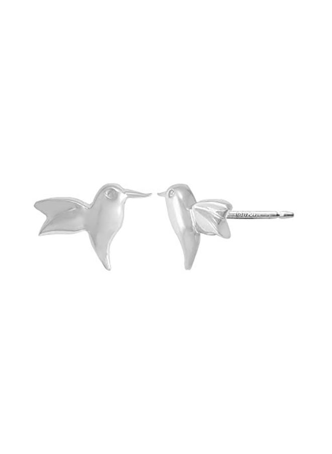Boma - 925 Sterling Silver Hummingbird Earrings - Image 1