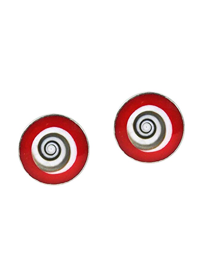 AeraVida - 925 Sterling Silver Round Swirl Earrings - Image 1