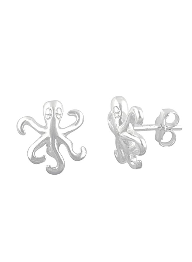 SilverCloseOut Octopus 925 Sterling Silver Earrings - Image 1