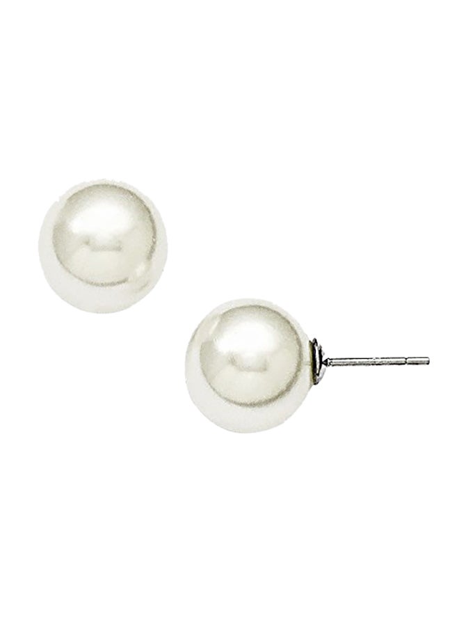 Jewels By Lux - Ball 925 Sterling Silver Earrings - Image 1