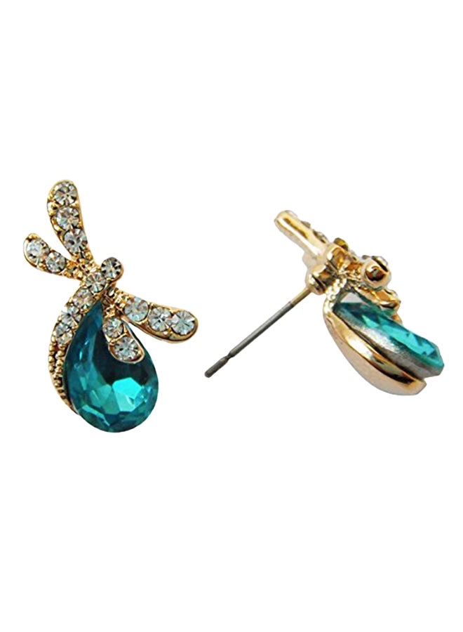 Navachi Dragonfly Alloy Stud Earrings - Image 1