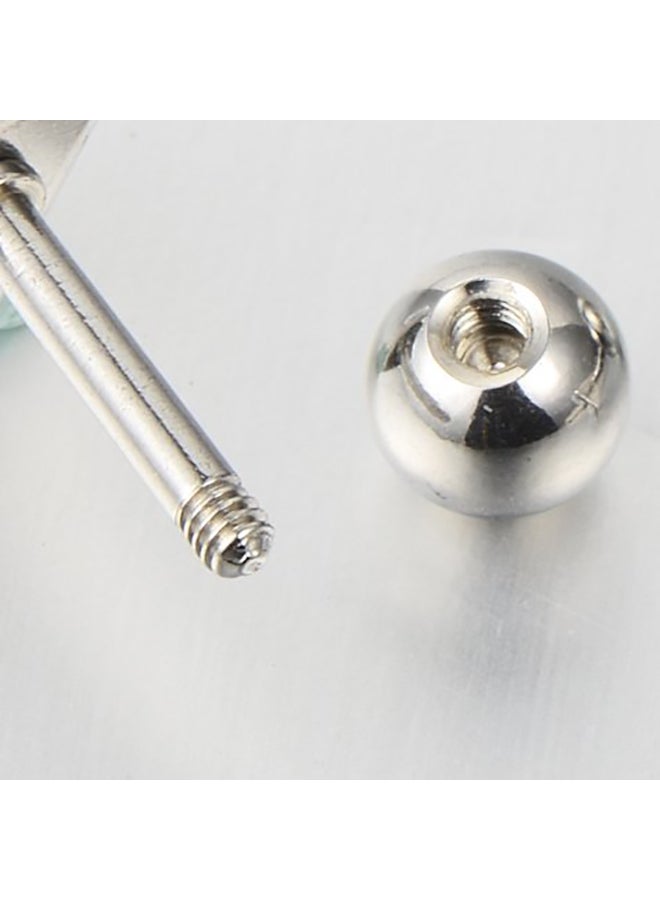 COOLSTEELANDBEYOND - Heart Shape Stainless-Steel Stud Earrings - Image 1