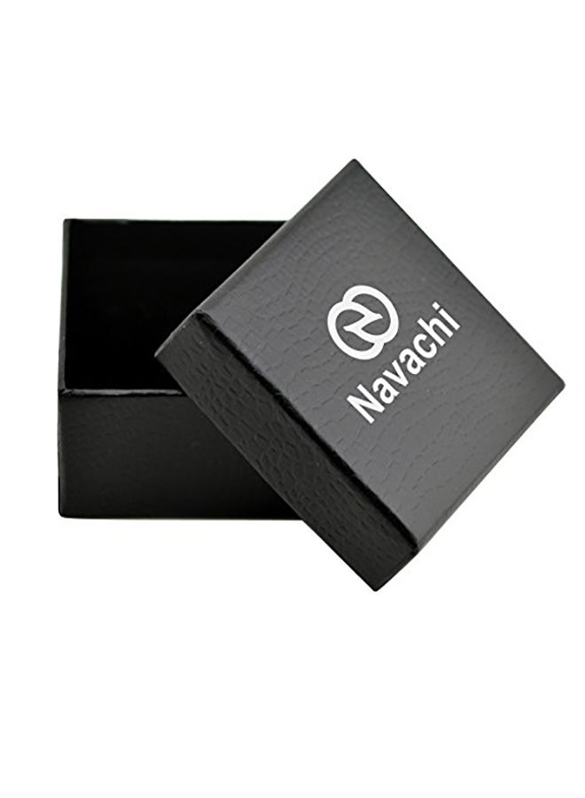 Navachi Flower Leaves Alloy Stud Earrings - Image 3