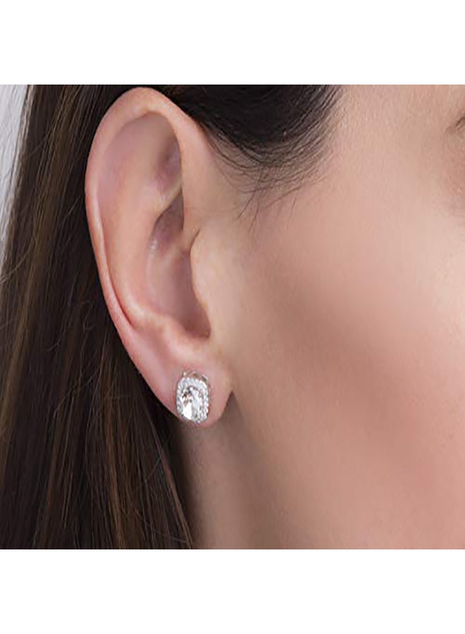 Devin Rose Square Brass Stud Earrings - Image 2