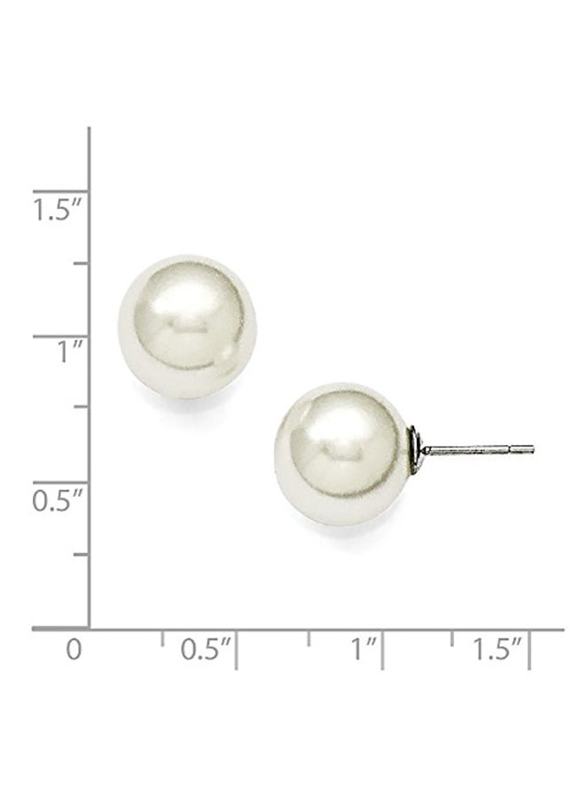 Jewels By Lux - Ball 925 Sterling Silver Earrings - Image 1
