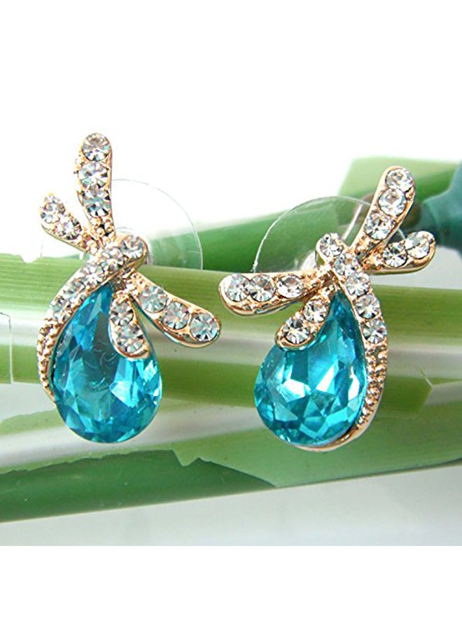 Navachi Dragonfly Alloy Stud Earrings - Image 2