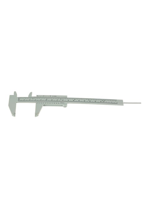 1-Piece Caliper Eyebrow Measuring Scale Sliding Gauge Ruler Multicolour